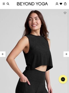 Beyond Yoga Featherweight Minimal Cropped Tank